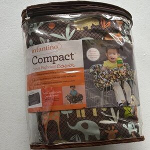 Infantino Brown and Green Cart & Highchair Cover